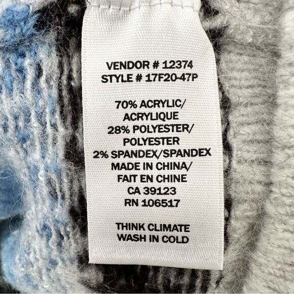 Northern Reflection-Fair Isle Cowl Neck Extra Soft Sweater - Picture 7 of 8